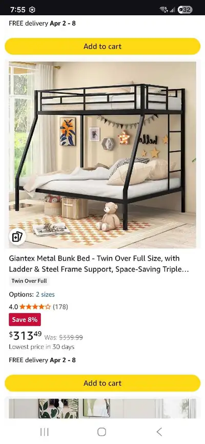 bunkbed frame, View more