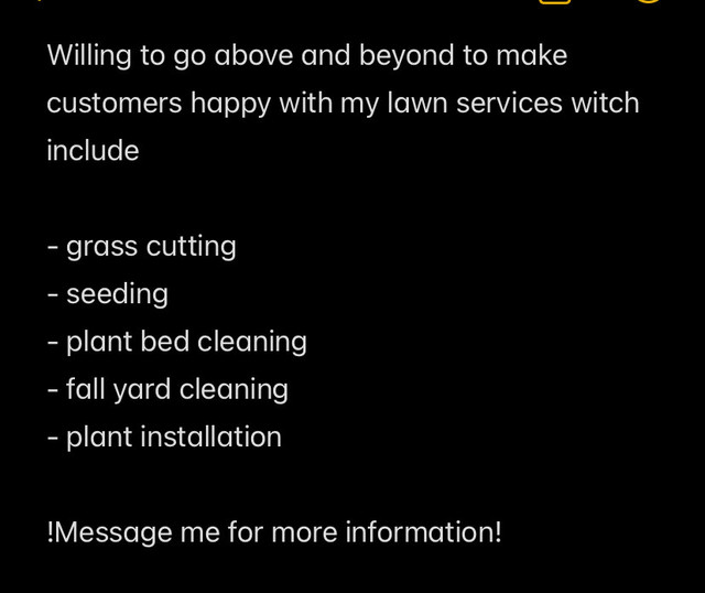 Lawn maintenance services  in Lawn, Tree Maintenance & Eavestrough in Oshawa / Durham Region - Image 3