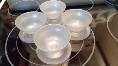 Vintage Tupperware parfait cups, set of 4, View more