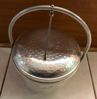Vintage Aluminum Gailstyn Product Automatic Top Ice Bucket