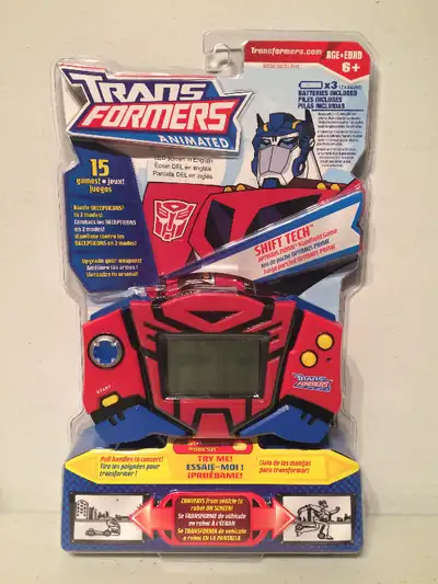 2007 Transformers Animated Portable Hand Held Video Game Hasbro, View more