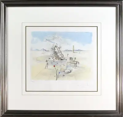 Cosmic by Salvadore Dali - Color Etching - Pastiche - Lithograph, View more