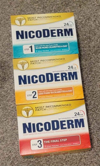 Complete set of Nicoderm Patches. Brand new