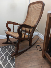 Rocking Chair- spanish pine, dark chestnut brown stained