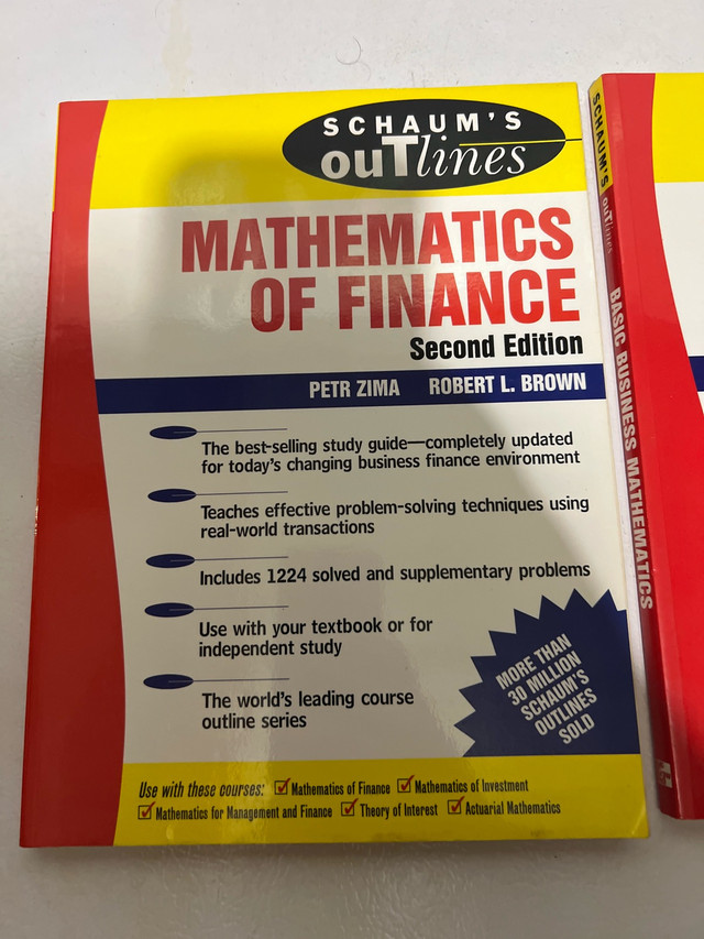 Schaum’s outlines  in Textbooks in Kitchener / Waterloo