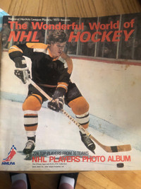 NHL Hockey Album 1972-73
