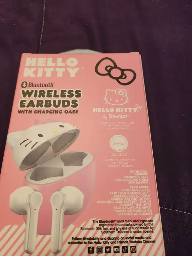 New Hello Kitty Bluetooth Wireless  Earbuds414908211622717441