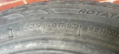 Used winter tire for sale. 225 50 R17 good for another 3-4 season.