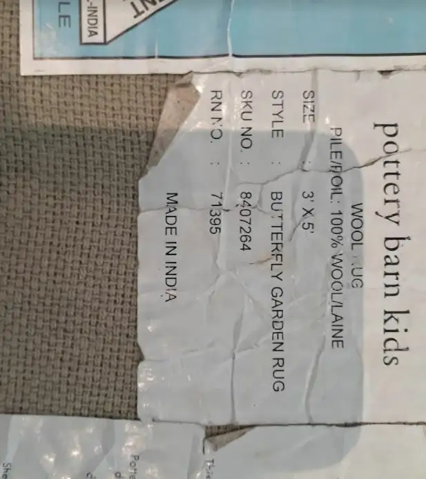 Pottery Barn Kids Butterfly Garden Area Rug in Rugs, Carpets & Runners in Markham / York Region - Image 6