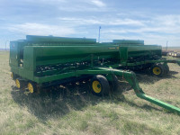 Two - JD 750’s with small seed and Mid Row Banders 