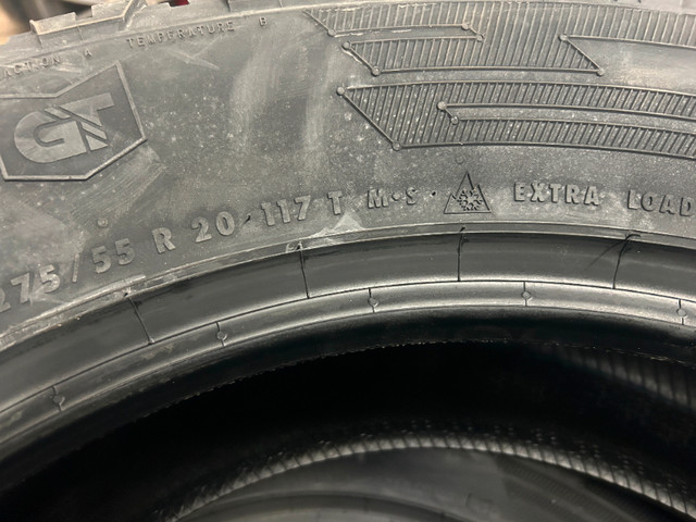 4 Brand New General Grabber APT 275/55R20 XL 4 Season tires in Tires & Rims in Ottawa - Image 4