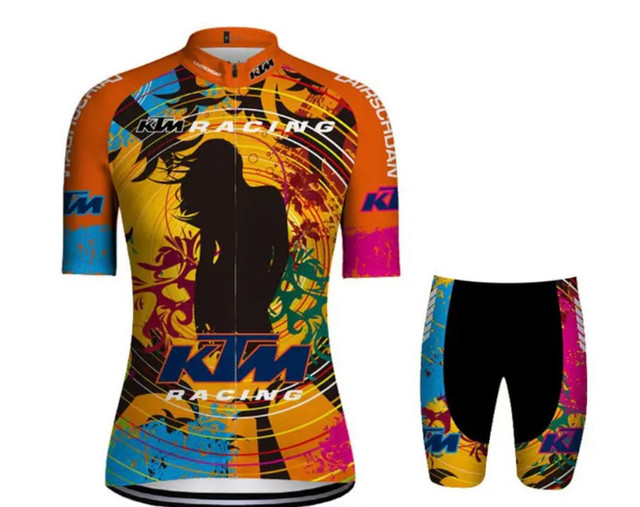 KTM Team Cycling Jersey Set 2023 Man Summer MTB Race Cycling Clo dans Vêtements, chaussures et accessoires  à Ville de Montréal