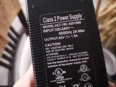 42V 1.5A Scooter Charger brand new for Lithium, View more