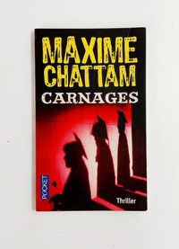 Roman - Maxime Chattam - CARNAGES - Livre de poche