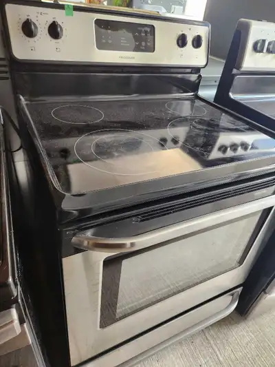 stainless steel, ceramic top, self cleaning electric stove , View more