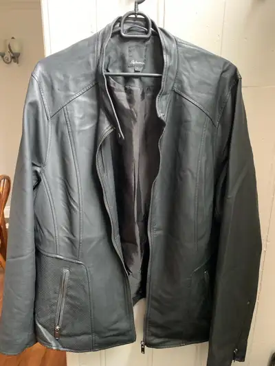 Women’s faux leather bomber jacket, View more