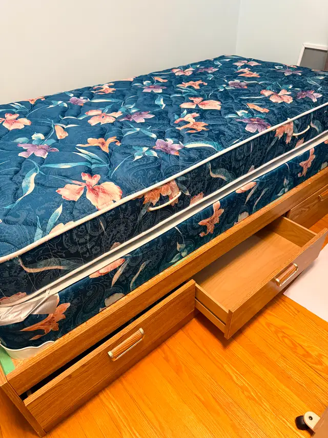 Single bed frame with drawers in Beds & Mattresses in City of Toronto - Image 6