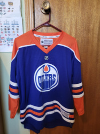 Edmonton Oilers Taylor Hall Reebok NHL Hockey Youth L/XL Jersey