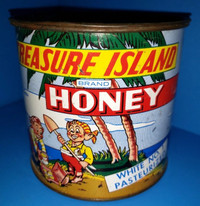 Treasure Island Honey Tin Mille Roches Ontario