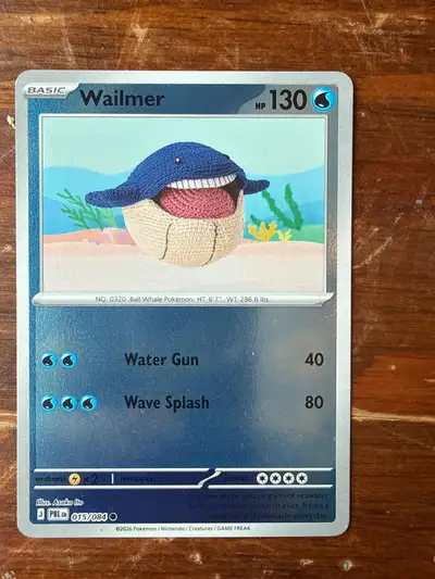 Pokémon Wailmer Card, View more
