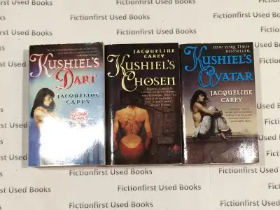 Autographed "The Kushiel's Legacy Trilogy" by: Jacqueline Carey, View more