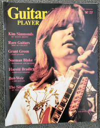 GUITAR PLAYER MAGAZINE - 1975 JANUARY - KIM SIMMONDS cover