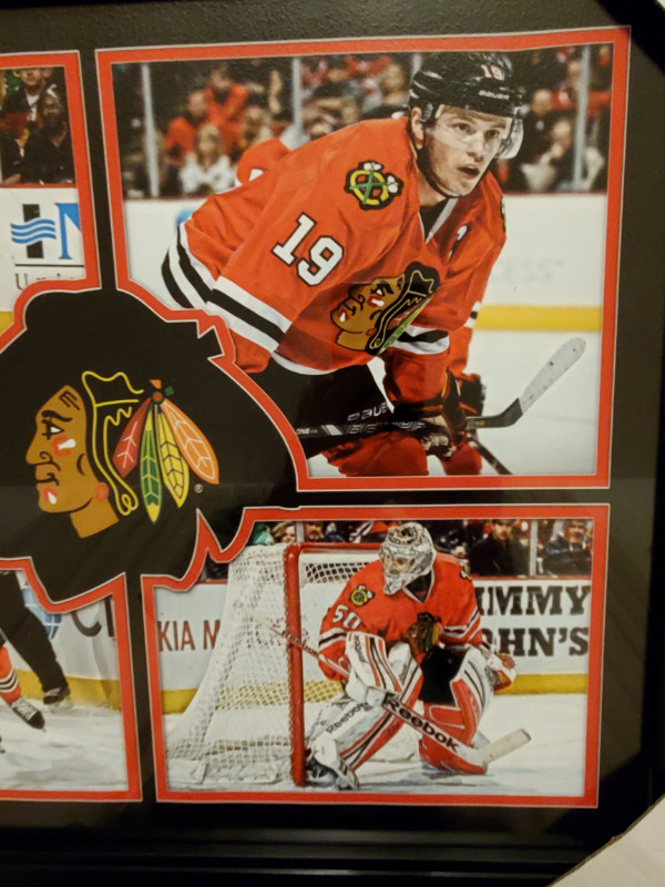 *** CHICAGO BLACKHAWKS FRAMED POSTER - TOEWS - KANE - KEITH in Arts & Collectibles in City of Toronto - Image 3