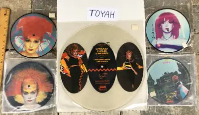 4 UK Vinyl RECORD Picture Discs IMPORT Toyah British Punk singer, View more