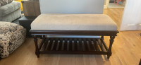 Bombay Co. Upholstered entryway bench