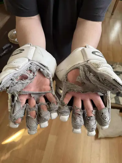 Hockey glove repalming & equipment repair , View more
