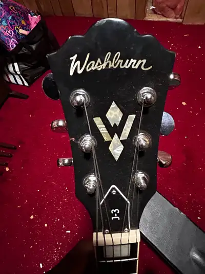 WASHBURN J-3 HOLLOWBODY JAZZ GUITAR, View more