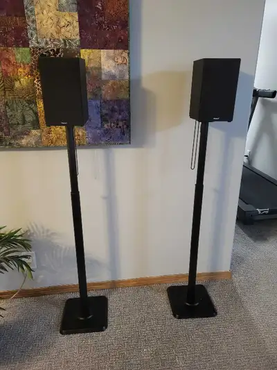 Klipsch Bookshelf Speakers with Stands, View more