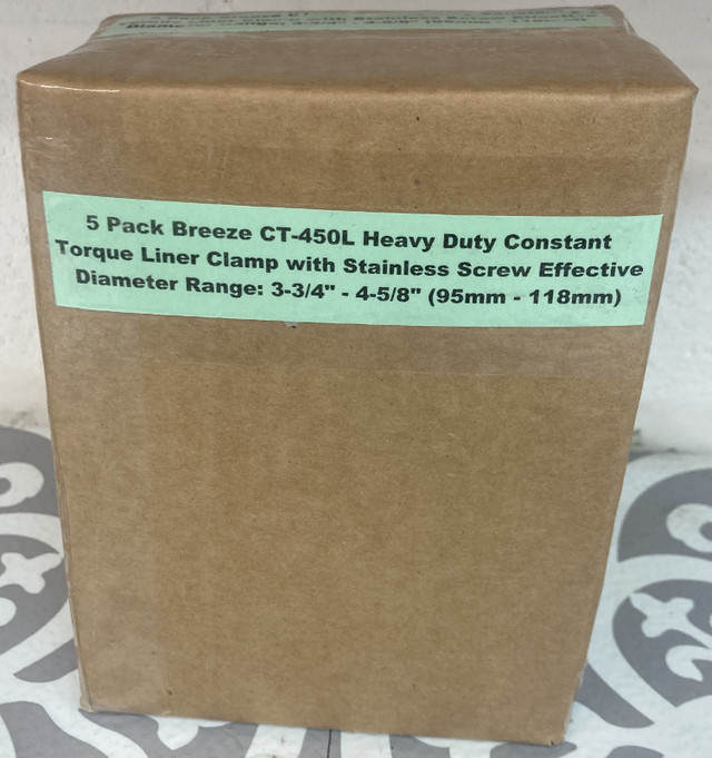 (NEW) 5x Heavy Duty Constant Torque Liner Clamps 3 3/4"-4 5/8" in Hand Tools in City of Toronto - Image 3