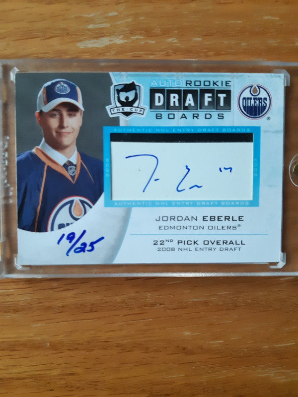 2010-11 Upper Deck The Cup Draft Boards 19/25 Jordan Eberle RC in Arts & Collectibles in St. Catharines - Image 4