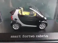 SMART Fortwo Cabrio 1:43 Minichamps Coupe Black With Display