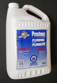 New Sealed Prestone Plumbing Antifreeze -50°C – 3.78L