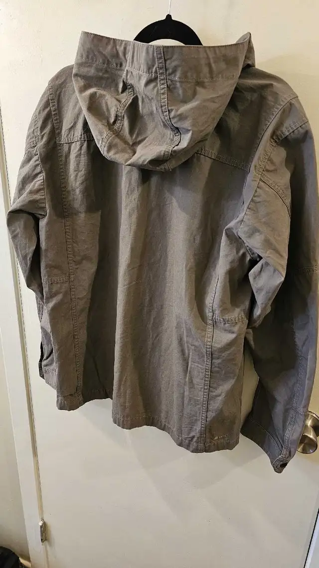 Womans M MEC Organic cotton jacket with hood in Women's - Tops & Outerwear in Edmonton - Image 6