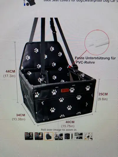 DOGGY CAR SEAT SMALL BRAND NEW . OBO., View more