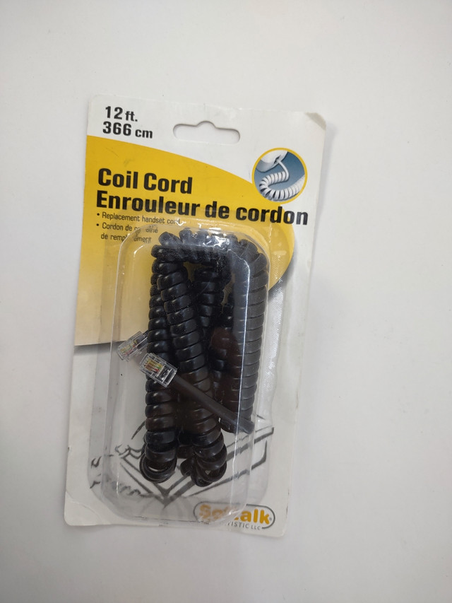 Coil cord phone  in Cables & Connectors in Kitchener / Waterloo
