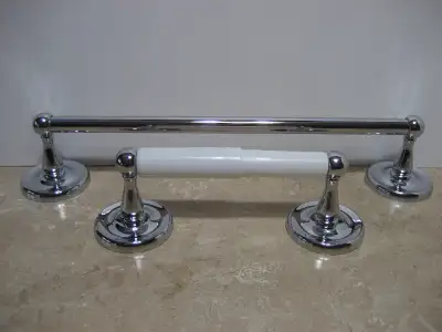 Chrome bathroom set, View more