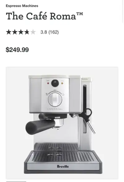 Breville - The Café Roma - Brand New, View more
