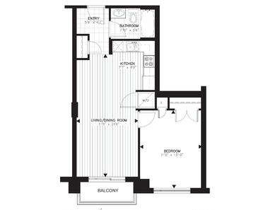 This Top Floor One Bedroom Condo In "The Galleria " Is Situated In Heart Of The City With A Titled U...