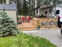 Camper on Leased site at a golf course