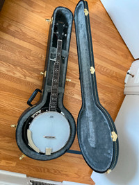 Denver DBJ5C-NAT 5-String Banjo and Case