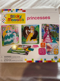 Craft kit - sticky mosaics princesses