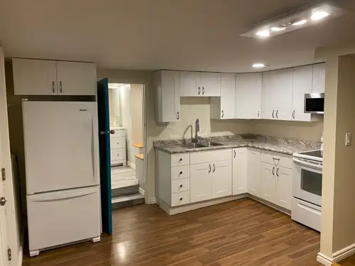 Fully renovated and upgraded 865 sq ft unfurnished basement suite in Strawberry Vale. One bedroom pl...