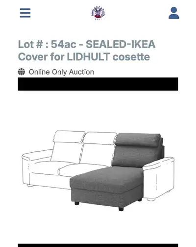 IKEA Lidhult Cosette Cover, View more