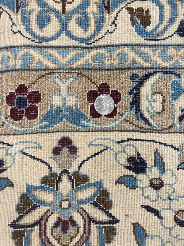 Authentic Persian Naeen handmade rug (Iran) in Rugs, Carpets & Runners in Markham / York Region - Image 6