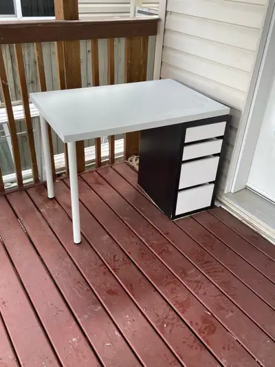  Desk with side drawers , View more