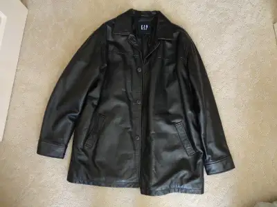 GAP Leather Jacket (Costs $400 NEW), View more
